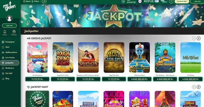 Mr Green Casino Bonus